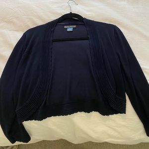 Jessica Howard Open-Front Cropped Cardigan